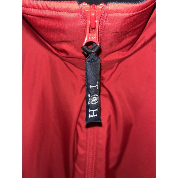 Tommy Hilfiger Golf Jacket Men’s XL Red Long Sleeve Full Zipper Solid Color - Picture 4 of 10